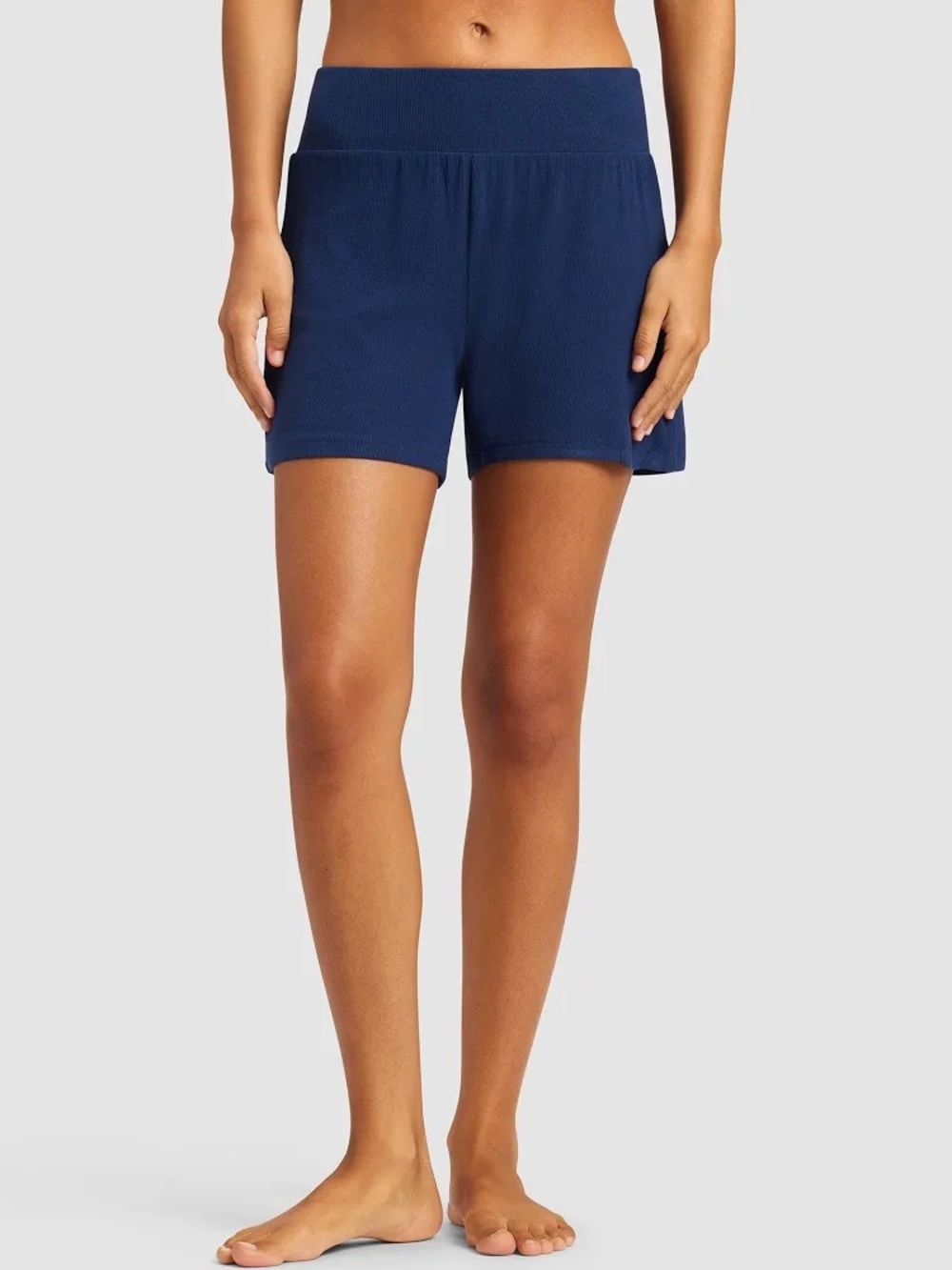 Cozy Earth Women's Bamboo Rib-Knit Lounge Shorts size XXL